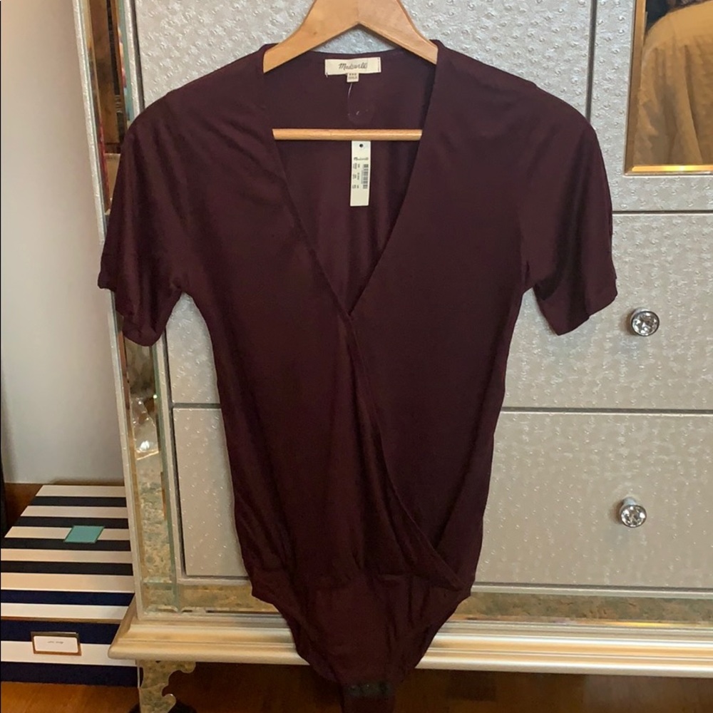 Maroon bodysuit